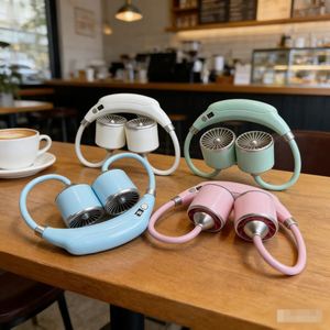 Ventilador de Cuello Portátil de Plástico ABS con Diseño de Capibara, de Alta Calidad, con Carga USB, Marca Goldkyrin, Venta al Por Mayor - Product Image 4