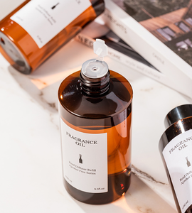 Ensemble de <span class=keywords><strong>diffuseur</strong></span> de roseau de parfum d'intérieur de luxe personnalisé Bâtonnets de désodorisant d'arôme d'huile de bouteille en verre de luxe pour le salon - Product Image 5