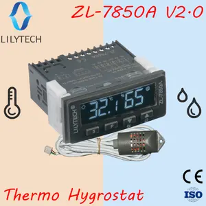 ZL-7850A, kuluçka peynir sosis para yatırma kontrolü, nem sıcaklık kontrol cihazı, Hygrostat termostat, Lilytech Humidistat