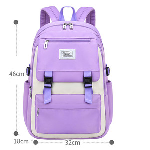 <span class=keywords><strong>Cartable</strong></span> Nouveau Pour Garçons et Élèves, Mode Légère, Protection Dorsale, Sac à Dos Imperméable pour Femmes et Filles, Ultra Léger, Avec Décoration - Product Image 6