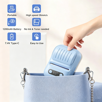Imprimante d'étiquettes thermique portable USB Marklife 58 mm, mini imprimante d'étiquettes de codes-barres, prise en charge du logo personnalisé OEM