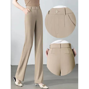 Loose Fit Women <b>Trousers</b> for Daily Casual and Business Attire <b>Lightweight</b> <b>Summer</b> Women <b>Trousers</b> with Soft Fabric - Product Image 2