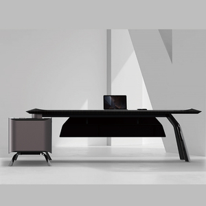 Bureau de direction en mélamine largement utilisé, mobilier de bureau design, bureau d'angle pour cadre - Product Image 1