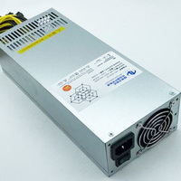 Alimentation électrique JU CHI 1800W en PC blanc, sortie CC 12V-15V, entrée CA 100-240V, interface 20+4 broches pour serveur/ordinateur de bureau, stock d'occasion