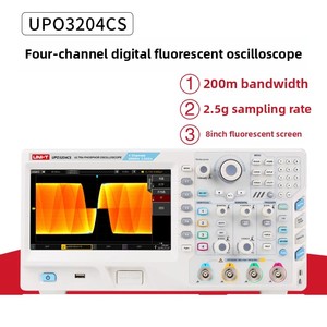 ออสซิลโลสโคปดิจิตอลสี่ช่องสัญญาณรุ่น High UNIT UPO3204CS พร้อมจอแสดงผลแบบเรืองแสง สำหรับการทดสอบทางอิเล็กทรอนิกส์ระดับมืออาชีพ - Product Image 1