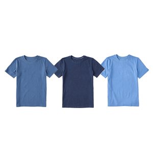 <span class=keywords><strong>T</strong></span>-shirts vierges personnalisés pour garçons <span class=keywords><strong>T</strong></span>-<span class=keywords><strong>shirt</strong></span> pour enfants à col rond <span class=keywords><strong>T</strong></span>-<span class=keywords><strong>shirt</strong></span> en coton à manches courtes pour garçons <span class=keywords><strong>T</strong></span>-<span class=keywords><strong>shirt</strong></span> pour garçons gris bleu jaune - Product Image 5