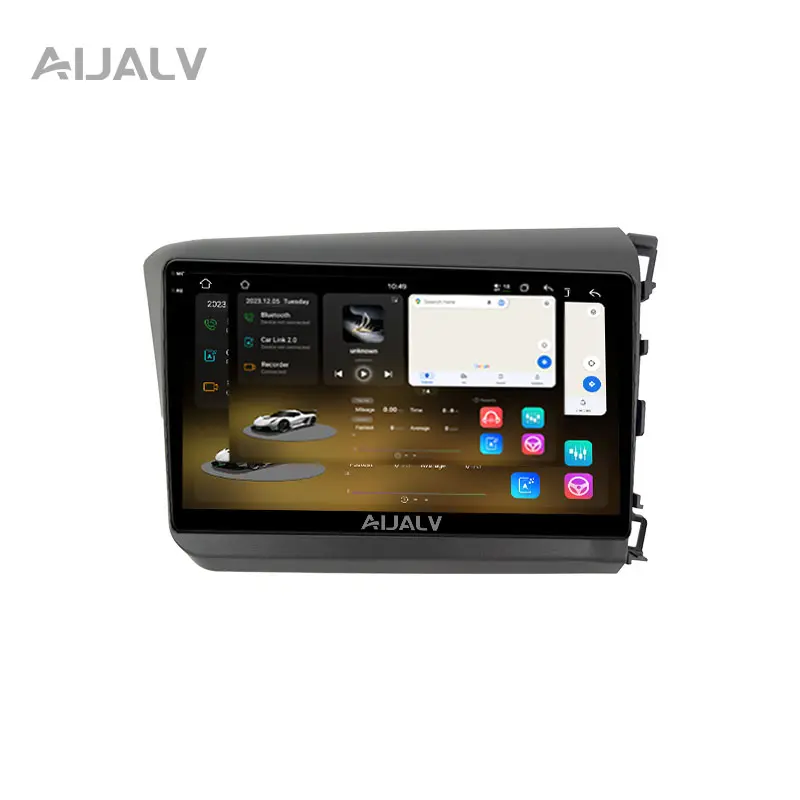 AIJALV Apro 2K Android Auto-Player für HONDA 2012 CIVIC RHD 8-Core Auto-DVD Radio Stereo-Player GPS Navigationssystem