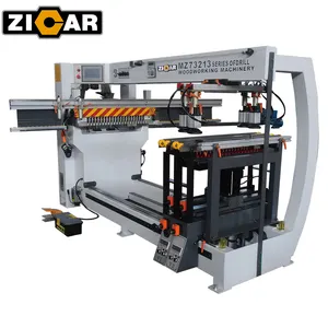 ZICAR ثلاثة رئيس متعددة آلة مملة مغزل متعدد خط آلة مملة المنتج ثلاثة صفوف خط النجارة الحفر