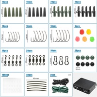 Nouveau 277pcs Euro Carp Fishing Rig Set Bottom Bait Method Float Ball Sea Rod Monster Fish Wild Fishing Gear