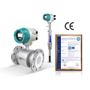 Convertidor PanGu medidor de flujo electromagnético Pulso 4-20mA RS485 Medidor de flujo de agua digital medidor de flujo de agua industrial