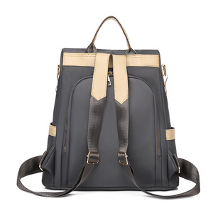 Women's <b>Backpack</b> <b>School</b> Bag Rucksack <b>Backpack</b> Oxford Cloth Adjustable Large Capacity Zipper Daily <b>Black</b> Gray Red - Product Image 4