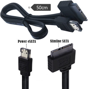 Slimline Sata To <b>Power</b> Esata <b>Usb</b> Combo <b>Cable</b> For Computer 12V 5V Support - Product Image 5