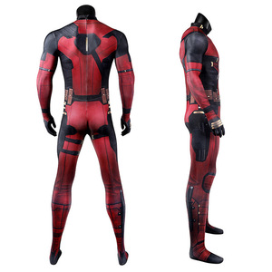 Traje de Cosplay para Hombre, Rojo, Spandex/Nylon, Traje de Cuerpo Entero, Impresión por Sublimación, Ropa para Halloween y Actuaciones - Product Image 3