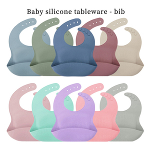 Babero para Bebé Personalizado al por Mayor, Directo de Fábrica, Impermeable y Antisuciedad, Bolsa de Alimentación de Silicona para Recién Nacidos de 0 a 12 Meses - Product Image 1