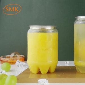 ขวดน้ำพลาสติกขนาด8ออนซ์11ออนซ์16ออนซ์250มล. 330มล. 500มล. ขวดสามารถใส่ชาไทยฟองนมชาพร้อมฝาเปิดง่าย - Product Image 3