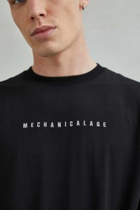 Imperio Shop Unisex Negro Oversize Futurism Algodón Talla S Cómoda Camiseta informal transpirable de manga corta - Product Image 2
