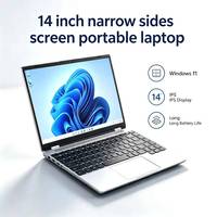 Ordinateur portable neuf 14 pouces IPS DDR4, processeur Intel N5095 quad-core, 8 Go de RAM, SSD 256 Go, Windows 11, prise US/UE, clavier anglais.
