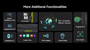 Téléphone mobile robuste Ulefone Armor X31 Octa Core 6 Go + 128 Go Vision nocturne IP69K Étanche Antichoc LCD Android 14 - Product Image 6