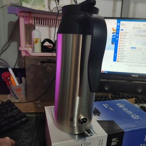 Electric <b>Kettle</b> 12V 24V Stainless Steel Automatic Shut Off Boil Dry Protection Car Truck Use - Product Image 1