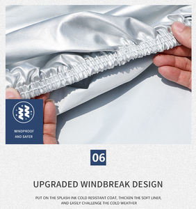 Housse de voiture pliable pour l'extérieur, protection solaire UV, anti-poussière, Peva - Product Image 6