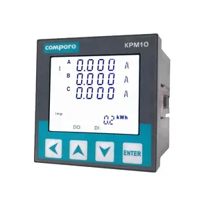 Switchgear electrical sub meter 3 phase amp volt power analyzer digital power meter price