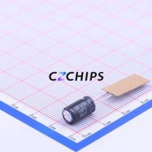 Condensador Electrolítico de Aluminio de Orificio Pasante 50YXF47MFFCT16.3*11, Orificio Pasante, D6.3xL11mm 47uF 20% 50V 2.5mm - Product Image 2