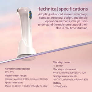 Analizador de Hidratación de la Piel Portátil de Alta Precisión, Material ABS, Conexión USB, Detector de Fuente de Luz, Fabricado por OEM - Product Image 4