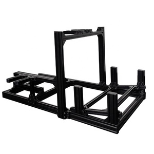Industrial estándar europeo FÁBRICA DE China negro anodizado T ranura riel lineal aluminio 4080 perfil simulador de carreras cabina - Product Image 5