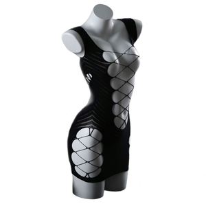 Lingerie sexy européenne et américaine pour femmes, uniforme de séduction, jupe courte moulante, vêtements de nuit en nylon, ODM - Product Image 6