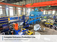 Presse à extrusion hydraulique Haoli 3000T d'occasion 2023, ligne de production complète pour profilés en aluminium