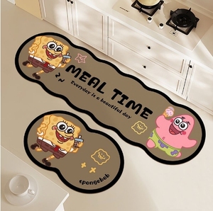 Lavable Anti Fatigue Mignon Anti-dérapant <span class=keywords><strong>Mousse</strong></span> Cuisine <span class=keywords><strong>Tapis</strong></span> de Sol <span class=keywords><strong>Tapis</strong></span> Anti-fatigue Confort <span class=keywords><strong>Tapis</strong></span> pour Cuisine - Product Image 2