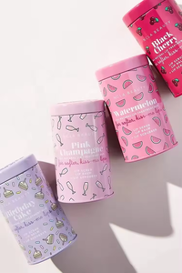 Kaleng kue logam persegi panjang dekoratif dengan tutup logam kaleng penyimpanan kue buah - Product Image 5