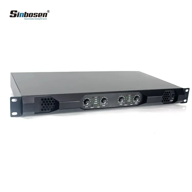 Sinbosen Amplifier Digital Kelas D 4 Saluran, K4-450 500 Watt Am Modul Home Theater Amplifier