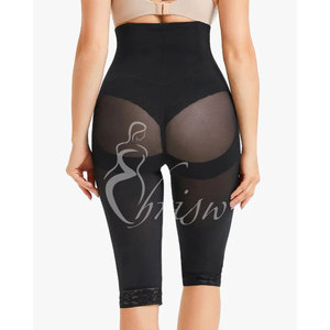 <span class=keywords><strong>Taille</strong></span> <span class=keywords><strong>haute</strong></span> <span class=keywords><strong>dentelle</strong></span> garniture maille transparente Shaper pantalon contrôle culotte Shorts bout à bout Shapewear <span class=keywords><strong>Shorty</strong></span> <span class=keywords><strong>taille</strong></span> formateur sécurité court - Product Image 3