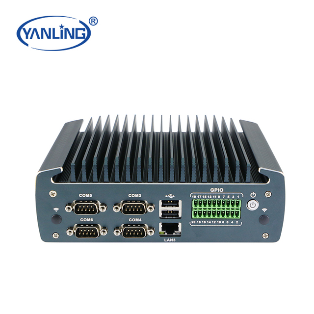 Digital Signage Embedded Mini PC Player J6412 Industrial Edge Computing Linux Mini PC with Stock Availability