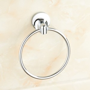 Modern Eco-Friendly <b>Silver</b> Zinc Alloy Stainless Steel Wall Hung Mounted Decorations 6-Piece <b>Bathrooms</b> <b>Accessories</b> Set for Hotel - Product Image 3