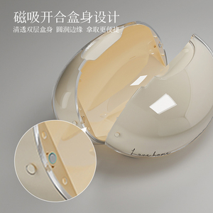 Boîte de rangement de luxe en plastique double couche pour serviettes et mouchoirs, support organisateur en gros - Product Image 2