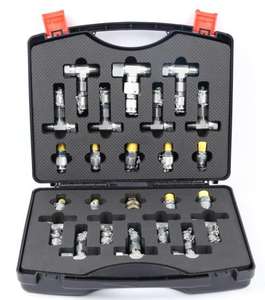 Ekskavatör Motor Test Cihazı için Manometre Parçaları Hidrolik Pompa Basınç Göstergesi Yağ Basınç Göstergesi Test Ölçer Kutu Seti Tamir Aracı - Product Image 6