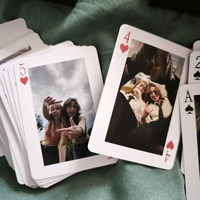 Cartes à jouer Tarot et Poker publicitaires avec logo personnalisé, boîte de rangement imprimée, vente en gros, cadeau promotionnel