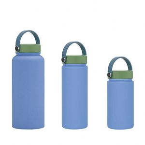 2025 New 12oz 18oz 30oz Inner Stainless <b>Steel</b> Insulated Cup Large Capacity Wide Mouth Pot Portable Outdoor Sports Water <b>Bottle</b> - Product Image 2