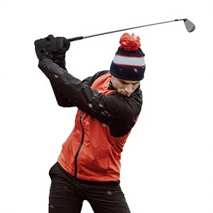 Guantes de Golf Transpirables Personalizados en Oferta, Guantes de Golf Unisex de Cuero PU Antideslizantes Negros para Deportes, Diseño de Fácil Colocación - Product Image 6