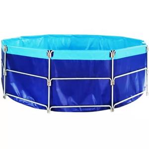 ถังเลี้ยงปลาขนาดใหญ่ถังตกปลาแบบกลม<span class=keywords><strong>บ่อ</strong></span>เลี้ยง<span class=keywords><strong>ปลา</strong></span>แบบจุ่มร้อนปรับแต่งได้ง่ายระบบเพาะเลี้ยงสัตว์น้ำ - Product Image 1