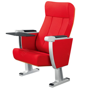 Chaises de théâtre Manwa Expo HB607 en noyer rouge avec accoudoirs pour auditorium, école, terrain de sport, gradins - Product Image 5