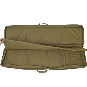 กระเป๋าใส่ปืนคู่แบบยุทธวิธีขนาด 56 นิ้ว พร้อมโลโก้และขนาดที่กำหนดเองได้  พร้อมแผ่น MOLLE แบบตัดด้วยเลเซอร์  กระเป๋าเก็บปืนคู่บุนวมไนลอน 1000D - Product Image 5