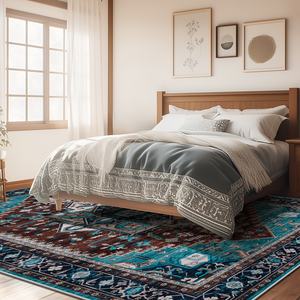 Tappeto Vintage Boho per Salotto di Grandi Dimensioni, Moquette di Lusso per Arredamento Casa e Tappetino per Camera da Letto - Product Image 2