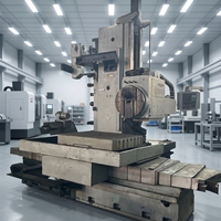 Perceuse horizontale CNC ZJ THP6511B d'occasion à haute rigidité, table rotative 1100*1100, 4 axes pour usinage hydraulique de moules automobiles