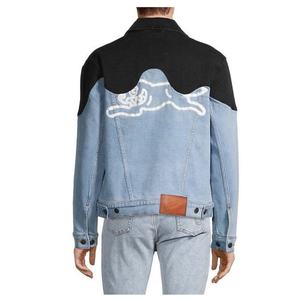 Manufacturer Custom Unique Style <b>Smart</b> <b>Casual</b> Windproof Eco-Friendly Vintage Color Block Denim <b>Jackets</b> <b>for</b> <b>Men</b> - Product Image 3