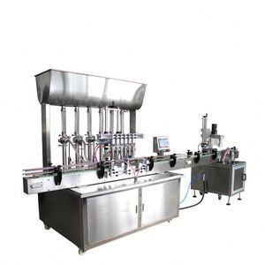 Macchina Riempitrice Automatica a Quattro Teste 6 Teste con Motore Servo a Pistone per <span class=keywords><strong>Liquidi</strong></span> <span class=keywords><strong>e</strong></span> Creme - Product Image 4