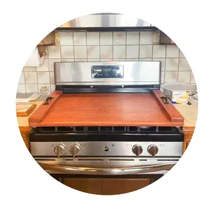 Placa de fideos rústica para cocina, cocina de granja, decoración de estufa de Gas y eléctrica, cubiertas superiores de estufa de madera - Product Image 1