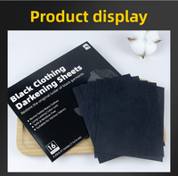Tablettes de lavage pour vêtements à usage domestique, restauration et fixation des couleurs des vêtements noirs, feuilles de teinture anti-décoloration